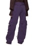 Back View - Click To Enlarge - THE ATTICO - Fern Cotton Cargo Pants