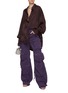 Figure View - Click To Enlarge - THE ATTICO - Fern Cotton Cargo Pants