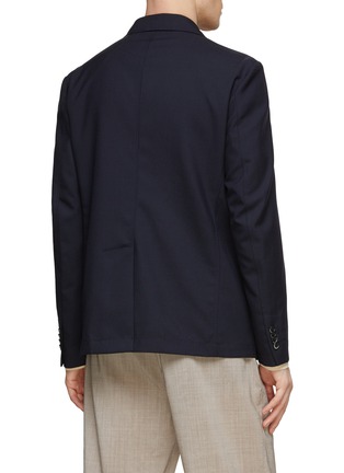 Back View - Click To Enlarge - BARENA - Single Breasted Notch Lapel Tailored Blazer