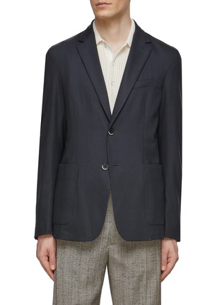 Main View - Click To Enlarge - BARENA - Unlined Single Breasted Blazer