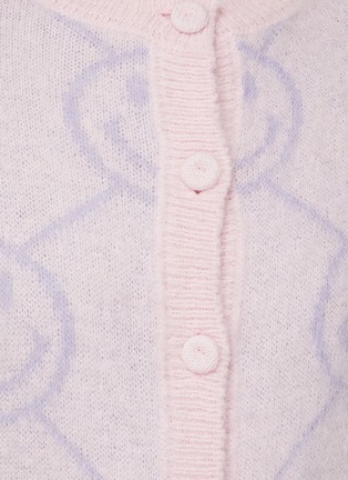  - JOSHUA’S - Smiley Face Intarsia Knit Cardigan