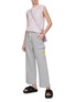 Figure View - Click To Enlarge - JOSHUA’S - Smiley Face Patch Jersey Cargo Pants