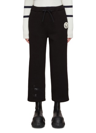 Main View - Click To Enlarge - JOSHUA SANDERS - Beaded Smiley Face Sweatpants