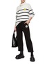 Figure View - Click To Enlarge - JOSHUA’S - Smiley Face Knit Patch Fisherman Sweater