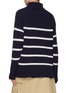 Back View - Click To Enlarge - JOSHUA’S - Smiley Face Knit Patch Fisherman Sweater