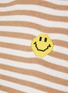  - JOSHUA’S - Smiley Face Striped Sweater