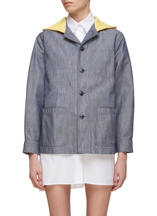 Main View - Click To Enlarge - WE-AR 4 - Hooded Trucker Jacket