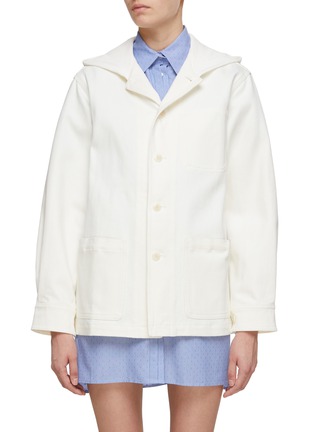 Main View - Click To Enlarge - WE-AR 4 - Hooded Trucker Jacket