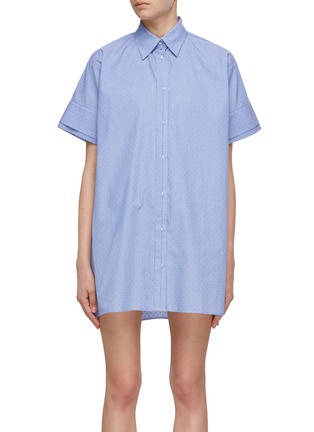 Main View - Click To Enlarge - WE-AR 4 - The Greenwich Striped Shirt Dress
