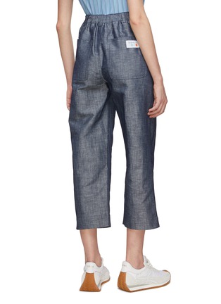 Back View - Click To Enlarge - WE-AR 4 - Cropped Relaxed Denim Pants