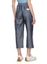 Back View - Click To Enlarge - WE-AR 4 - Cropped Relaxed Denim Pants