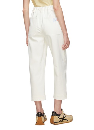 Back View - Click To Enlarge - WE-AR 4 - Cropped Relaxed Denim Pants