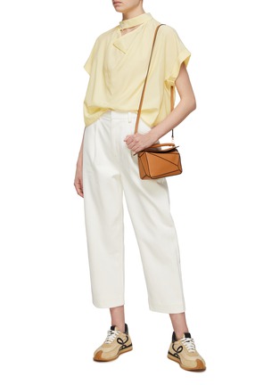 Figure View - Click To Enlarge - WE-AR 4 - Cropped Relaxed Denim Pants