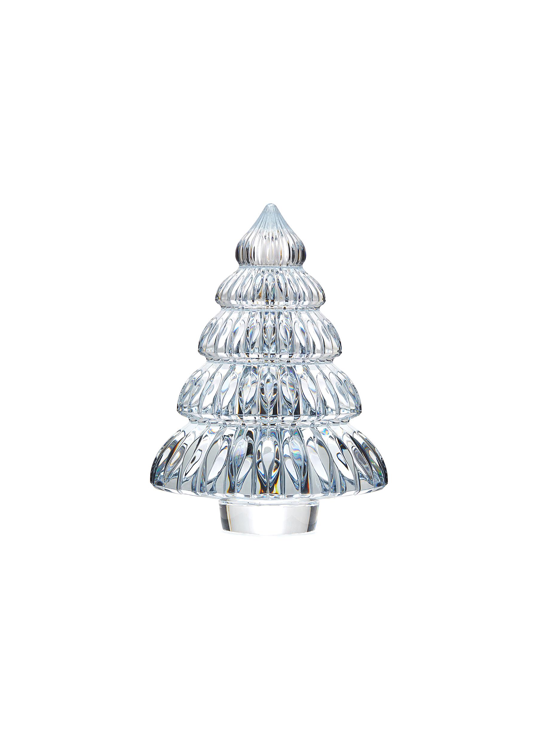 BACCARAT CRYSTAL, Enchanting Fir Christmas Tree Crystal Ornament — Clear
