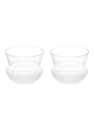 Main View - Click To Enlarge - SAINT-LOUIS - Apollo Clear Concentred Tea Crystal Tumbler Set
