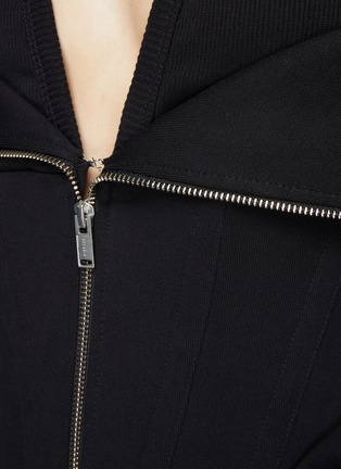  - DION LEE - Corset Hooded Cotton Jacket
