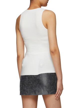 Back View - Click To Enlarge - DION LEE - Slit Tank Top