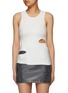 Main View - Click To Enlarge - DION LEE - Slit Tank Top