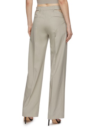 Back View - Click To Enlarge - DION LEE - Net Panelled Wool Pants