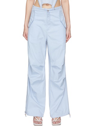 Main View - Click To Enlarge - DION LEE - Toggle Waist Parachute Pants