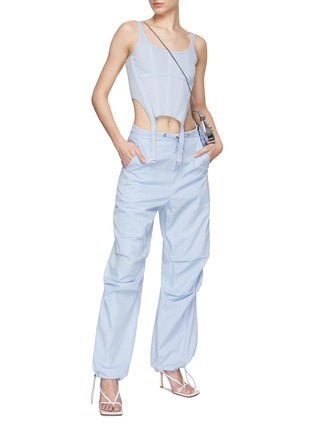 Figure View - Click To Enlarge - DION LEE - Toggle Waist Parachute Pants