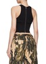 Back View - Click To Enlarge - DION LEE - Float Corset Cotton Tank Top