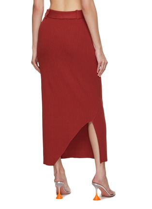 Back View - Click To Enlarge - AERON - Forum Ribbed Knit Maxi Skirt