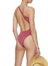 Back View - Click To Enlarge - OSÉREE - Lumière One Shoulder Maillot Swimsuit