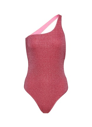 Main View - Click To Enlarge - OSÉREE - Lumière One Shoulder Maillot Swimsuit