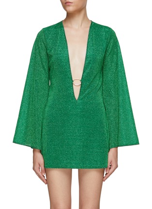 Main View - Click To Enlarge - OSÉREE - Lumière Kaftan Mini Dress