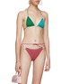 Figure View - Click To Enlarge - OSÉREE - Lumière Colour Block Bikini Set