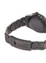  - CUSTOM T. WATCH ATELIER - ‘Ocean Blue Edition’ Matte Black Dial Stainless Steel Case Link Bracelet Watch