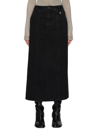 Main View - Click To Enlarge - EENK - Maxi Denim Skirt