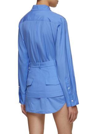 Back View - Click To Enlarge - EENK - Mini Shirt Dress