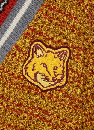  - MAISON KITSUNÉ - Fox Head Crafty Sweater