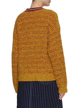 Back View - Click To Enlarge - MAISON KITSUNÉ - Fox Head Crafty Sweater