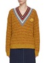 Main View - Click To Enlarge - MAISON KITSUNÉ - Fox Head Crafty Sweater