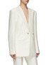 Detail View - Click To Enlarge - HELMUT LANG - Linen Wrap Jacket