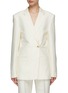 Main View - Click To Enlarge - HELMUT LANG - Linen Wrap Jacket