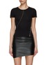 Main View - Click To Enlarge - HELMUT LANG - Twisted Seam Short Sleeve Top