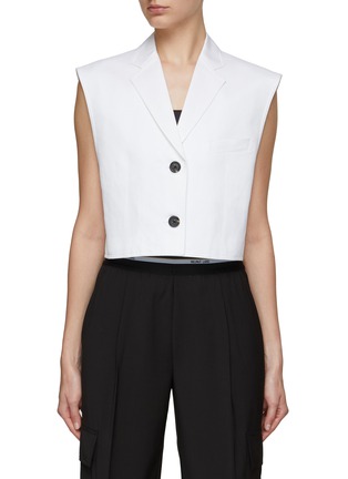 Main View - Click To Enlarge - HELMUT LANG - Cropped Vest