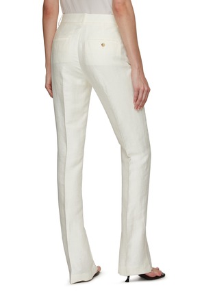 Back View - Click To Enlarge - HELMUT LANG - Linen Straight Pants
