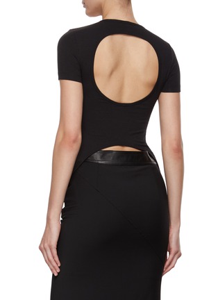 Back View - Click To Enlarge - HELMUT LANG - Cutout Back T-Shirt