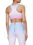 Back View - Click To Enlarge - BALMAIN - x evian Rubberised Logo Sports Bra