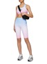Figure View - Click To Enlarge - BALMAIN - x evian Rubberised Logo Sports Bra