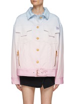 Newin - Unisex Gradient Denim Jacket