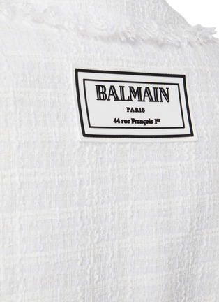  - BALMAIN - Button Tweed Jacket