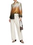Figure View - Click To Enlarge - VINCE - High-waisted Satin Bias Pant