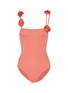 Main View - Click To Enlarge - MAYGEL CORONEL - Rose Square Neck Swimsuit