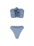 Main View - Click To Enlarge - MAYGEL CORONEL - Ruched Rose Bikini Set